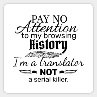 I'm a Translator Sticker